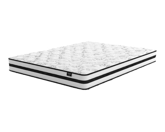 Ashley 8 Inch Chime Innerspring White Full Mattress in a Box