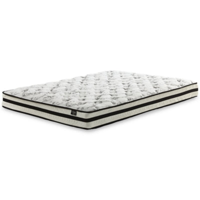 Ashley 8 Inch Chime Innerspring White Full Mattress in a Box