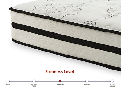 Ashley Chime 10 Inch Hybrid White Queen Mattress in a Box