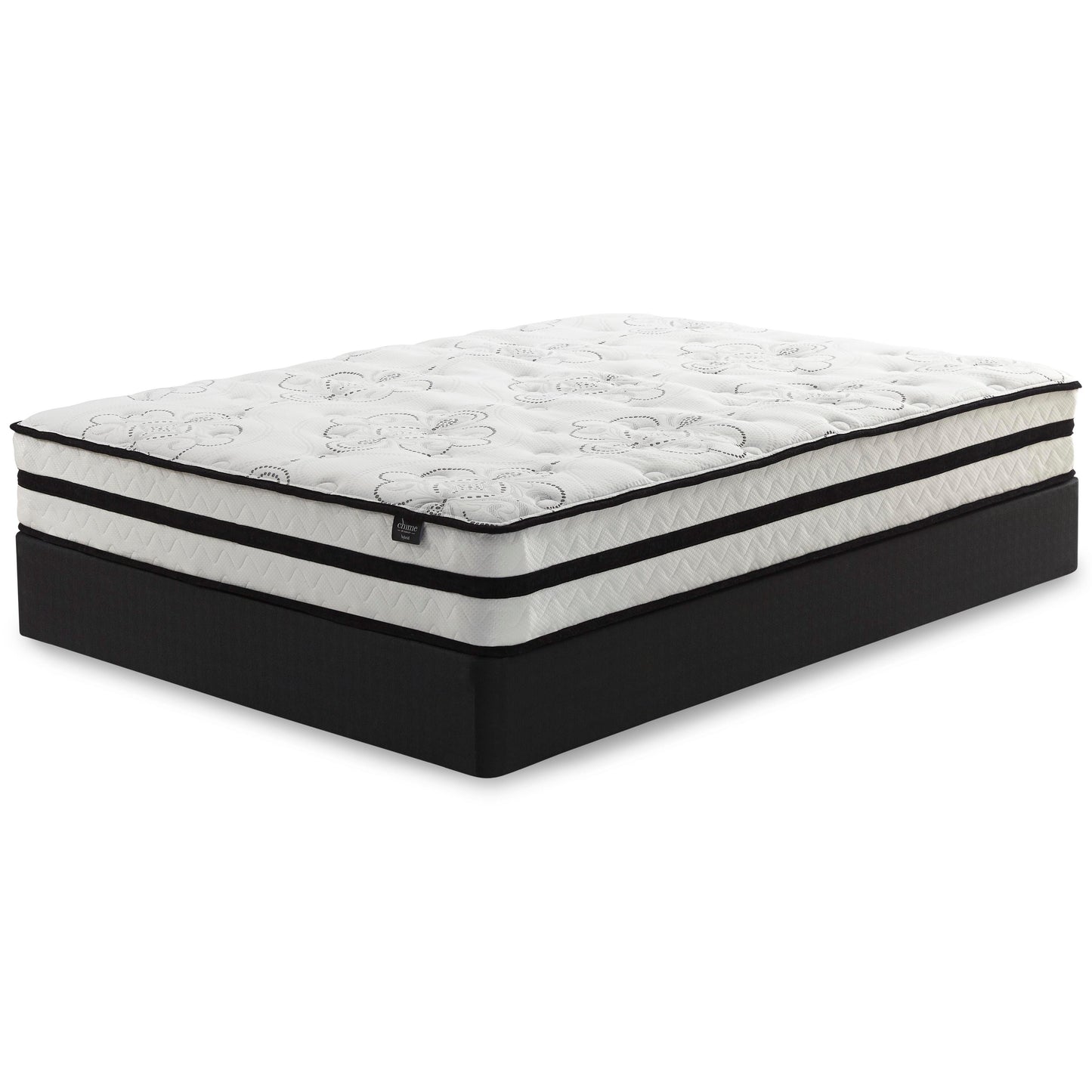 Ashley Chime 10 Inch Hybrid White Full Mattress in a Box