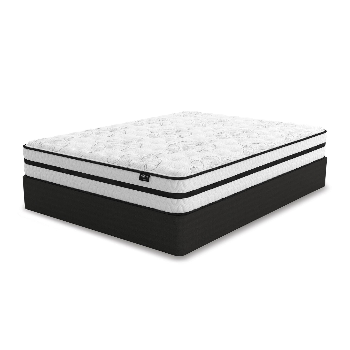 Ashley Chime 10 Inch Hybrid White California King Mattress in a Box
