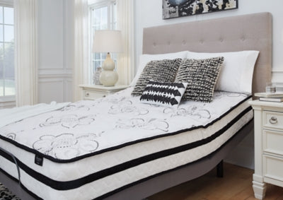 Ashley Chime 10 Inch Hybrid White Queen Mattress in a Box
