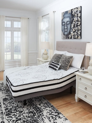 Ashley Chime 10 Inch Hybrid White Queen Mattress in a Box