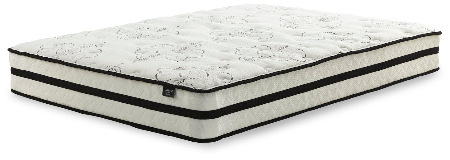 Ashley Chime 10 Inch Hybrid White King Mattress in a Box