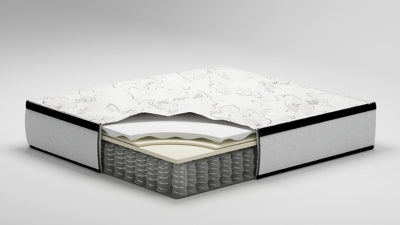 Ashley Chime 12 Inch Hybrid White Queen Mattress in a Box