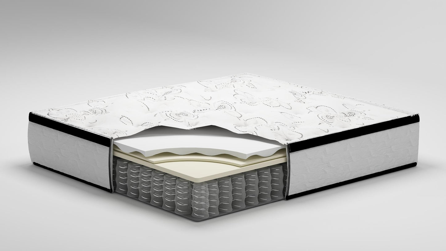 Ashley Chime 12 Inch Hybrid White Queen Mattress in a Box