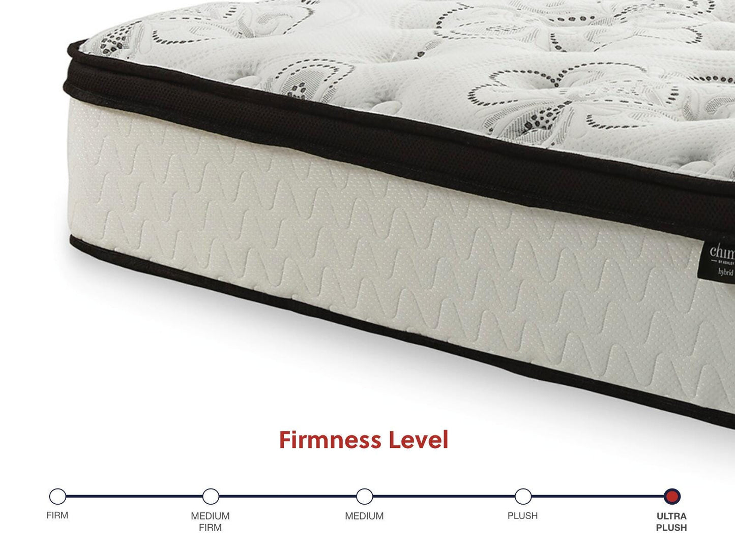 Ashley Chime 12 Inch Hybrid White King Mattress in a Box