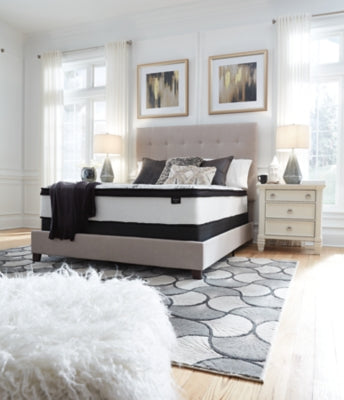 Ashley Chime 12 Inch Hybrid White Queen Mattress in a Box