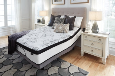 Ashley Chime 12 Inch Hybrid White Queen Mattress in a Box