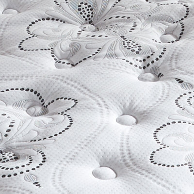 Ashley Chime 12 Inch Hybrid White Queen Mattress in a Box