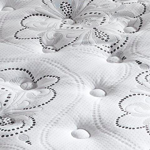 Ashley Chime 12 Inch Hybrid White Full Mattress in a Box