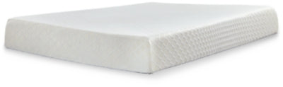 Ashley 10 Inch Chime Memory Foam White Queen Mattress in a Box