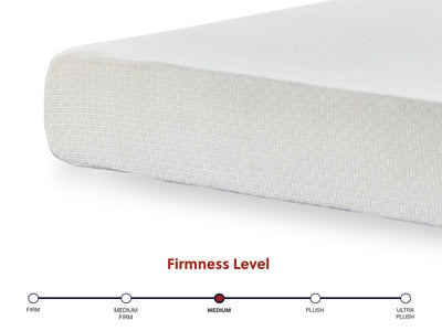 Ashley Chime 8 Inch Memory Foam White Twin Mattress in a Box