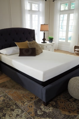 Ashley Chime 8 Inch Memory Foam White Queen Mattress in a Box