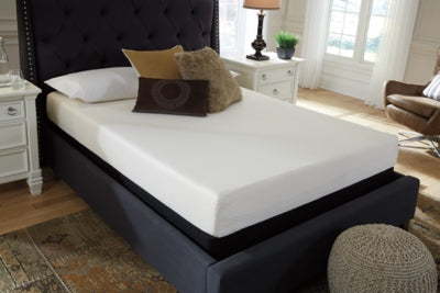 Ashley Chime 8 Inch Memory Foam White Queen Mattress in a Box