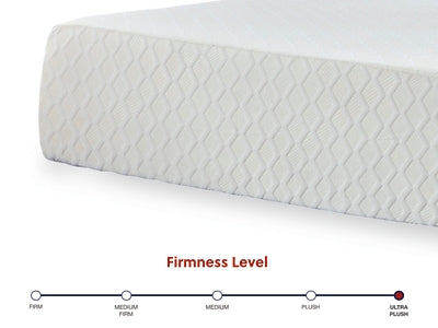 Ashley Chime 12 Inch Memory Foam White Queen Mattress in a Box
