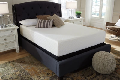 Ashley Chime 12 Inch Memory Foam White Queen Mattress in a Box