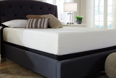 Ashley Chime 12 Inch Memory Foam White Twin Mattress in a Box