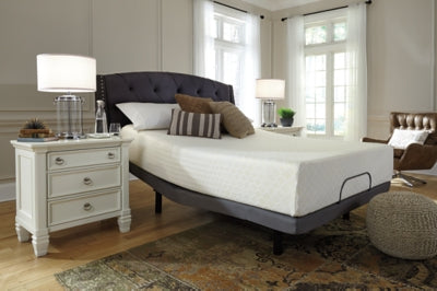 Ashley Chime 12 Inch Memory Foam White Queen Mattress in a Box