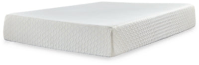 Ashley Chime 12 Inch Memory Foam White Twin Mattress in a Box
