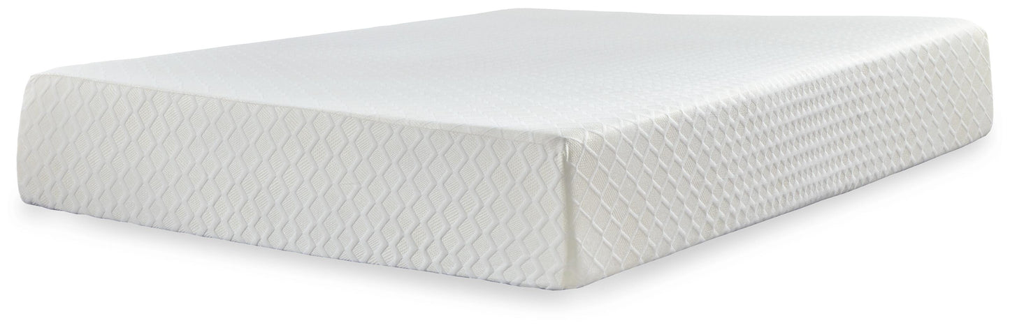 Ashley Chime 12 Inch Memory Foam White Queen Mattress in a Box