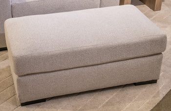 Ashley Evanley Linen Ottoman