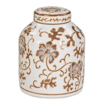 Ashley Adalham Cream Brown Jar