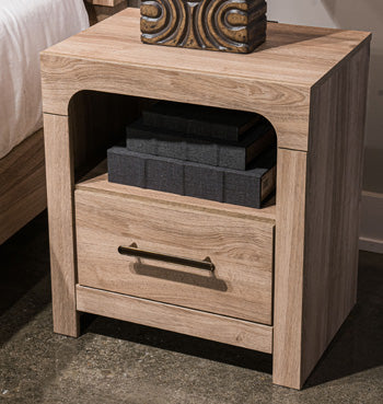 Ashley Hollymount Tan Nightstand
