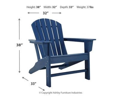 Ashley Sundown Treasure Blue Adirondack Chair