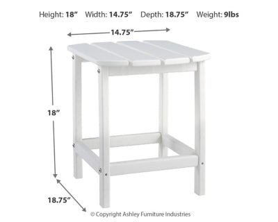 Ashley Sundown Treasure White End Table