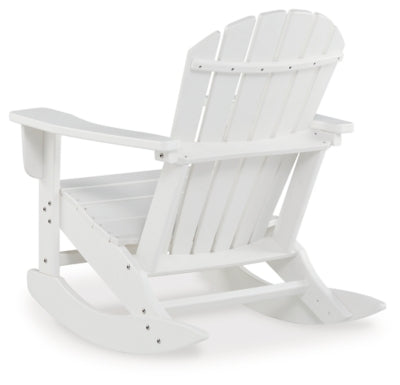 Ashley Sundown Treasure White Outdoor Rocking Chair