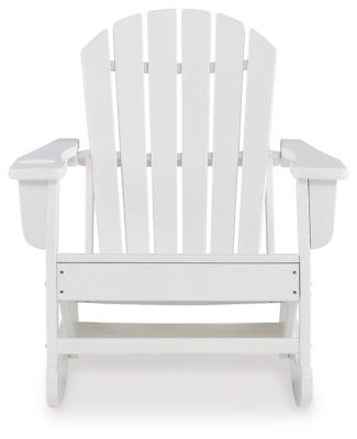 Ashley Sundown Treasure White Outdoor Rocking Chair