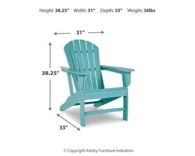 Ashley Sundown Treasure Turquoise Adirondack Chair