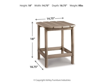Ashley Sundown Treasure Driftwood End Table