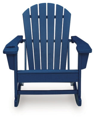 Ashley Sundown Treasure Blue Outdoor Rocking Chair
