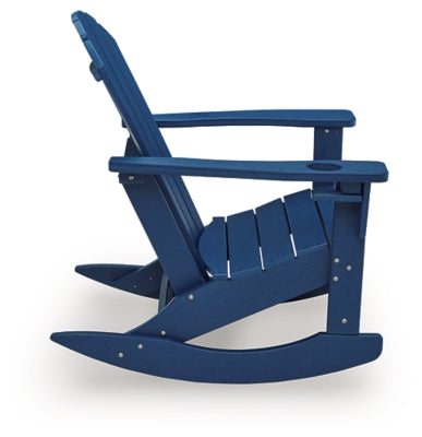 Ashley Sundown Treasure Blue Outdoor Rocking Chair