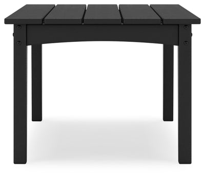 Ashley Hyland Wave Black Outdoor Coffee Table