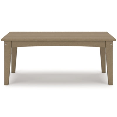 Ashley Hyland Wave Driftwood Outdoor Coffee Table
