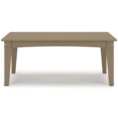 Ashley Hyland Wave Driftwood Outdoor Coffee Table