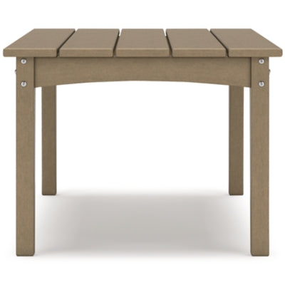 Ashley Hyland Wave Driftwood Outdoor Coffee Table
