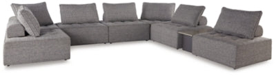 Ashley Bree Zee Brown 8-Piece Outdoor Sectional