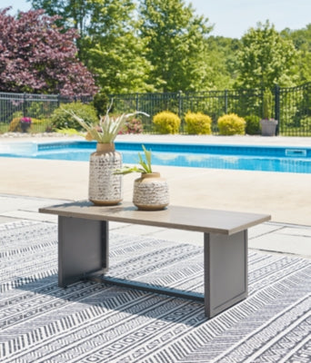Ashley Bree Zee Brown 7-Piece Outdoor Modular Seating