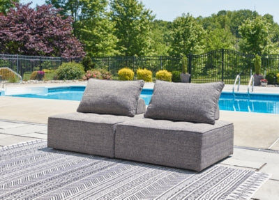 Ashley Bree Zee Brown 2-Piece Outdoor Sectional
