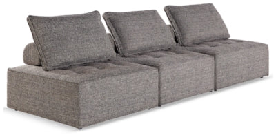 Ashley Bree Zee Brown 3-Piece Outdoor Modular Seating