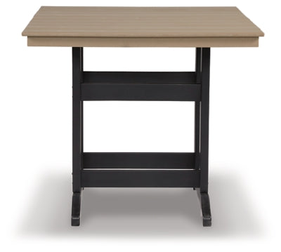 Ashley Fairen Trail Black Driftwood Outdoor Counter Height Dining Table