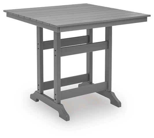 Ashley Ross Cove Dark Gray Outdoor Counter Height Dining Table