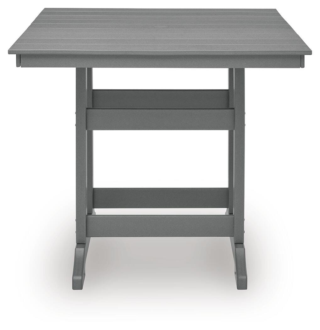 Ashley Ross Cove Dark Gray Outdoor Counter Height Dining Table