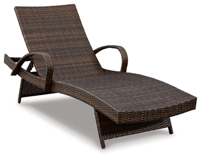 Ashley Kantana Brown Chaise Lounge (set of 2) (Set of 2)