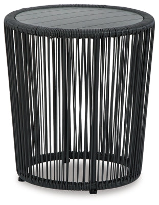 Ashley Mandarin Cape Gray Outdoor Table and Chairs (Set of 3)