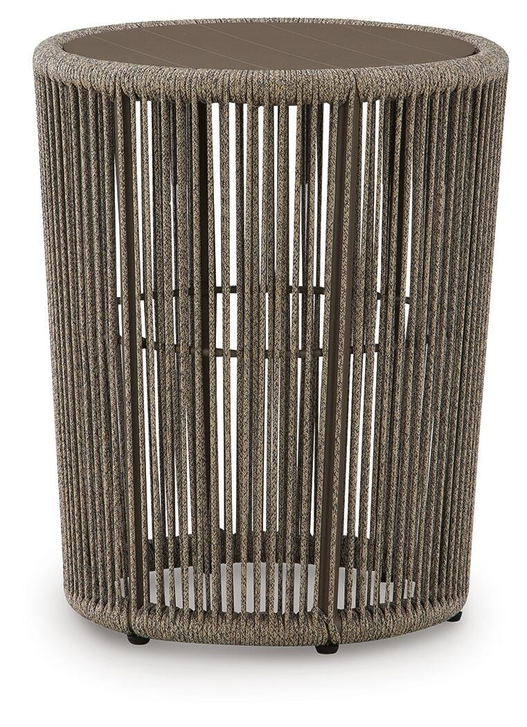 Ashley Monarch Heights Beige Outdoor Table and 2 Chairs (Set of 3)